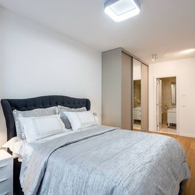 Долгосрочная аренда стильной 3-комнатной квартиры, 88 м², ЖК Skyline, Белград, Сербия